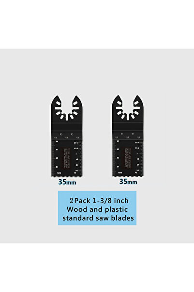 Choice6 35mm 2pack Premium Oscillating Saw Blades Multitool for Wood Metal Pl...