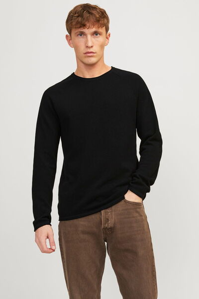 Jack & Jones Ανδρικό πλεκτό πουλόβερ με λαιμόκοψη ποδηλάτου - Hill