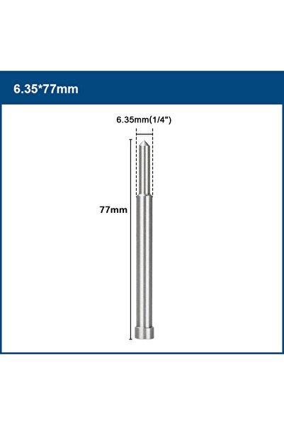 Choice6 6.35x77mm XCAN 6.35/8mm TCT Annular Cutter Pilot Pin Center Rod Hollo...