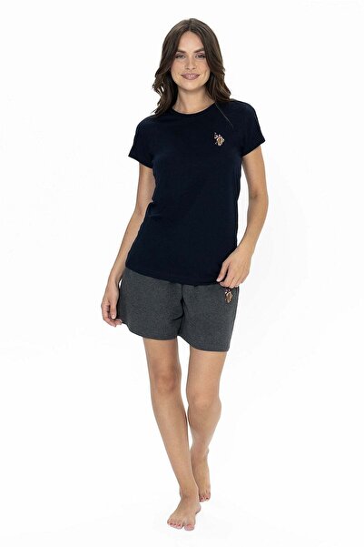 U.S. Polo Assn. U.S. Polo Assn. 20000 Women's Short Sleeve Crew Neck Shorts P...
