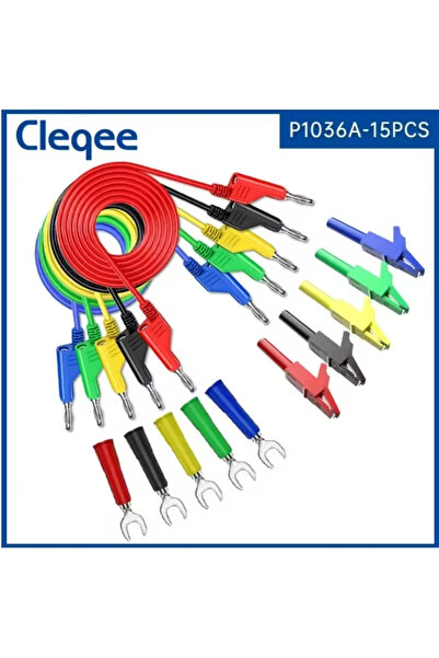 Choice طقم أسلاك اختبار P1036A P1036 بطول 4 مم من نوع الموز إلى الموز، متوافق...
