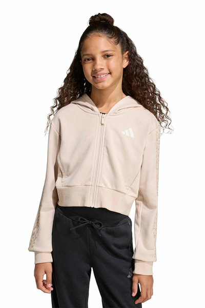 adidas Children's Daily Hooded Sweatshirt Jg an 3S ft Fz Kb6984