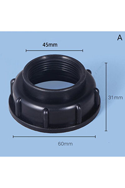 Choice1 JETTING A Blue Durable IBC Water IBC Tank Fitting S60X6 Thread To Gar...