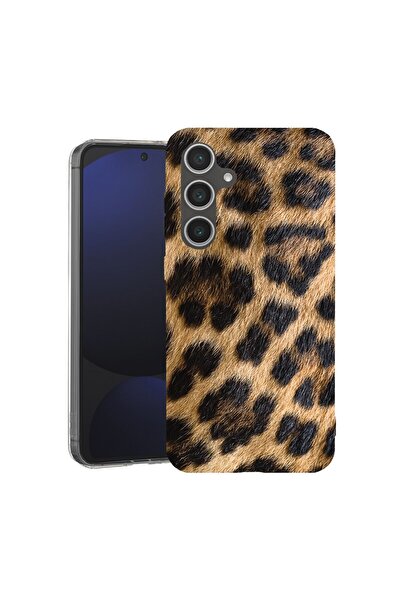 bestcase Калъф за Samsung Galaxy A36 с леопардов десен, MagSafe TPU против уд...