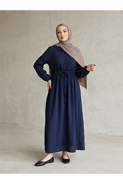 Lunsera Store Beli Tunnel Dress-Navy Blue