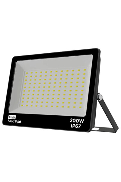 CasaDesteapta.ro Proiector LED 200W NOU Mini Proiector, Lumină Galben Cald, 1...