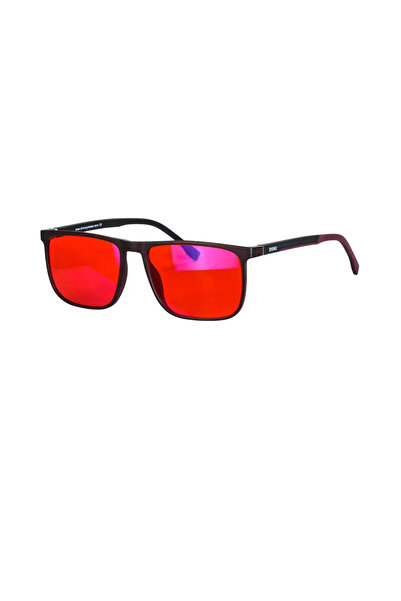 Choice3 نظارات SH078 C1 RED SHINU لحجب الضوء الأزرق للرجال، عدسات حمراء مضادة...
