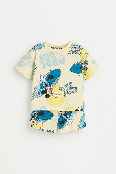 LEFTIES Mickey Mouse ©Disney t-shirt ve bermuda şort takım