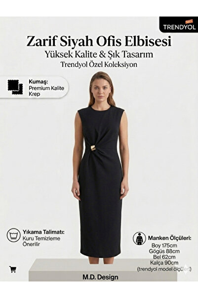 Gold Tokalı Elbise
