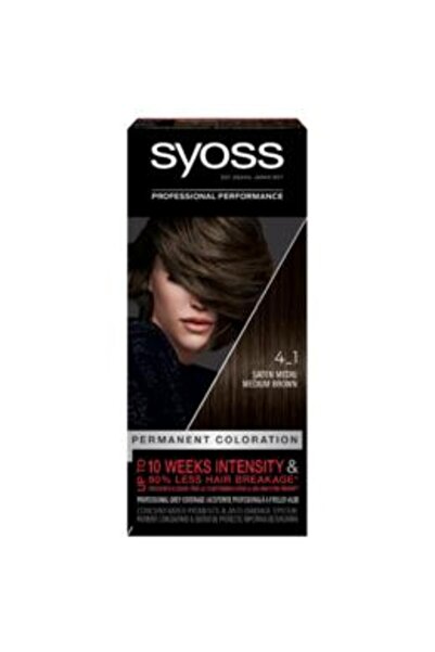 Syoss Permanent Hair Dye - Professional Performance Permanent Coloration Base...