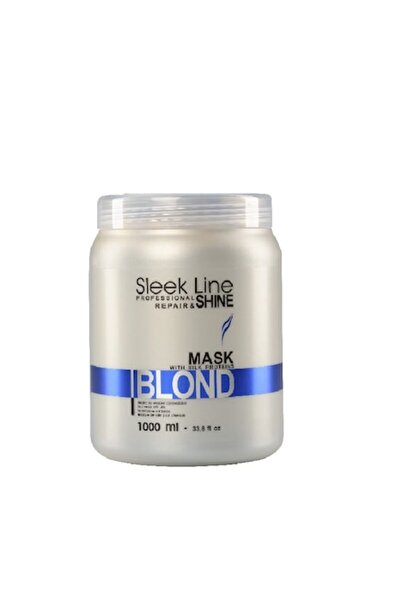 Stapiz Sleek Line Mască de păr blondă, Proteine de mătase, 1000 ml