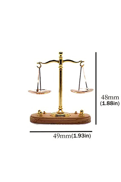 Choice onesize Mini Antique Justice Scale Model Exquisite Home Decoration Vin...