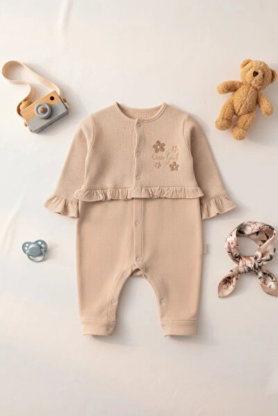 The Nest Kids Veloura Nest Organic Baby Jumpsuit Without Booties