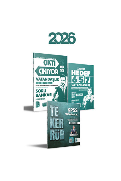 Benim Hocam Yayınları 2026 Vatandaşlık Çıktı Çıkıyor - Tekerrür Soru Bankası ...