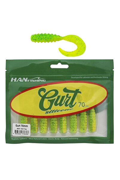 Hanfish Gurt 70 7cm Silikon Yem 8 Adet SBGT624 Frog