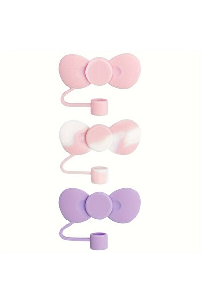 Choice1 3PCS A Bowknot Straw Covers Cap Compatible with Stanley 30&40 Oz Tumb...