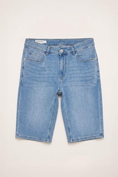 DeFacto Regular Fit Jean Bermuda Shorts G8666Ax26Sm