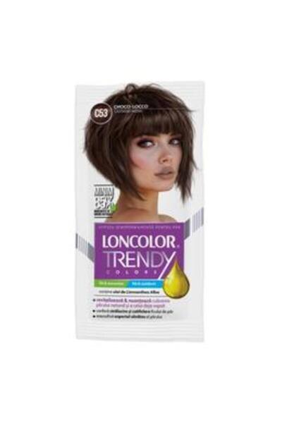 Loncolor Vopsea de Par Semipermanenta - Trendy Colors, nuanta C53 Castaniu Me...