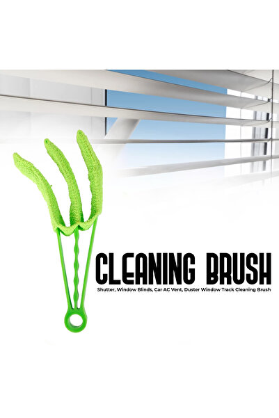 Generic 3-Prong Microfiber Blind Cleaner Brush for Window Blinds, AC Vents & ...