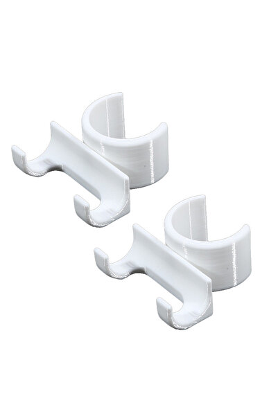Choice1 White-2Pcs 2Pcs Anti-slip Razor Holder For Shower Rod, Fits 23-25 MM ...