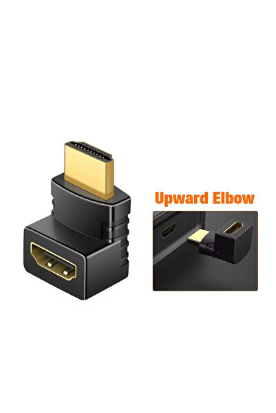 Choice1 Upward Elbow 90 270 Degree HDMI-Compatible Connector Cable Adapter Ri...
