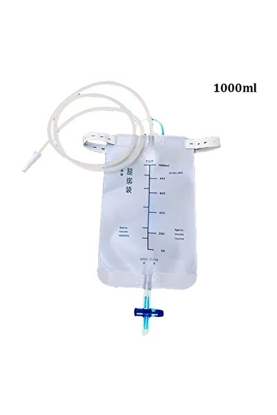 Choice1 1pc 1000ML urine bag Disposable Drainage Bag Leg Tie Catheter Urine C...
