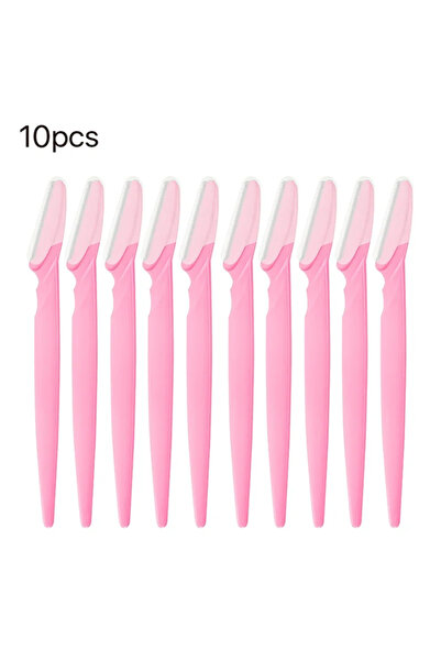 Choice4 C514-pink 10pcs 5-100PCS Eyebrow Trimmer Blade Face Razor 1 Color Fac...