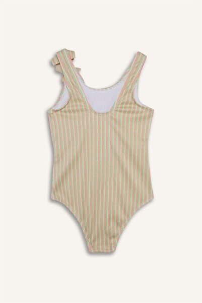 DeFacto Costum de baie cu volane și dungi pentru fete E4967A825HS