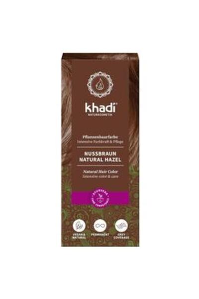 khadi Vopsea Naturala Henna Saten Nuca - Hazel Hair Color, 100 g
