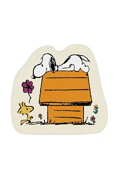 choice2 MINISO 50cm-50cm Snoopy-B Cute Snoopy Cartoon Floor Mat Home Room Doo...