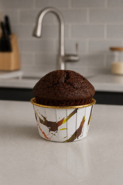 BEYZANA Burled 24 Adet Muffin Cupcake Kek Kapsülü