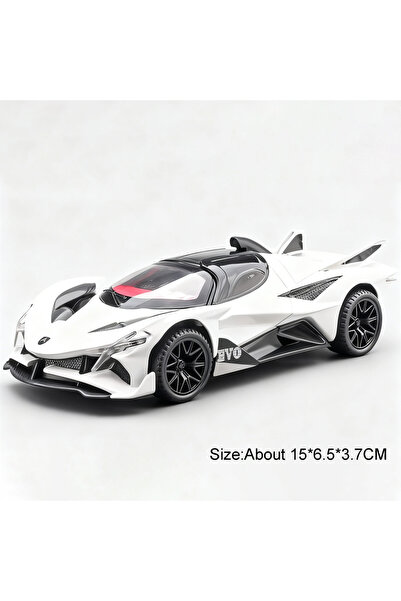 Choice6 EVO White Scale 1:32 Apollo EVO IE Car Model Toy Metal Diecast Pull B...