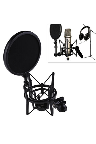 Choice ALLOYSEED as show Mic Shock Mount Holder Professional Microphone Stand...