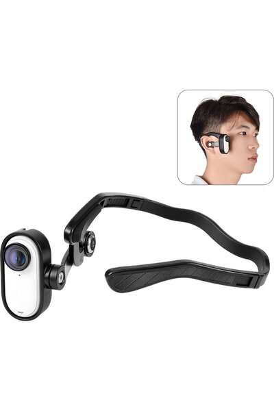 PULUZ Suport magnetic cu bandă pentru cap pentru Insta360 Go 3/ Go 3s/PU974b