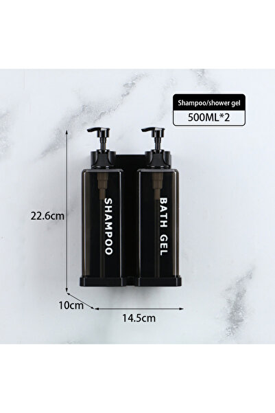 Choice1 500 ml 500ML-2 500ML Hotel Shampoo and Shower Gel Separate Bottles Wa...
