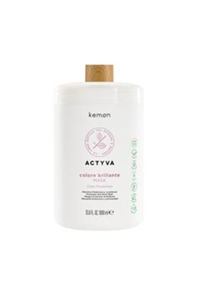Kemon Masca pentru Par Vopsit - Actyva Colore Brillante Mask, 1000 ml