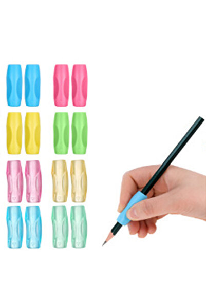 Choice 16pcs 16pcs Silicone pen case practice writing posture correction hold...