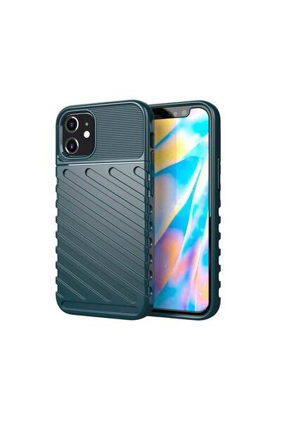 OEM Θήκη Κινητού Thunder Case Flexible Tough Rugged Apple iPhone 12 mini Πράσινο