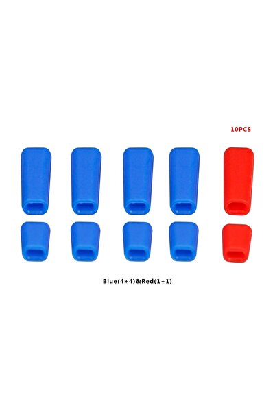 choice2 10Pcs Blue and Red LDARC Silicone Switch Covers 10PCS Anti Slip Prote...