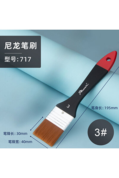 Choice3 Nylon-3 PHOENIX Flat Art Paint Brushes 1/3/5/8 Pcs Nylon Painting Bru...