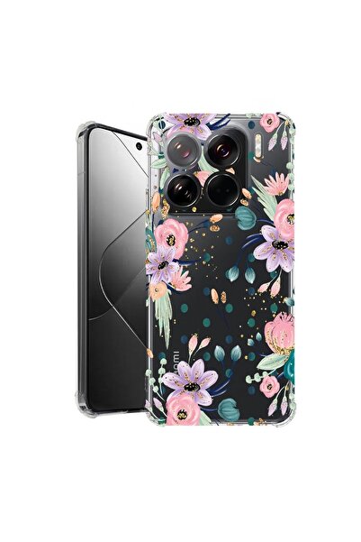 bestcase ¬Æ Husa pentru Xiaomi 15, Anti Shock 1.5MM, Flowers Collection, Prot...