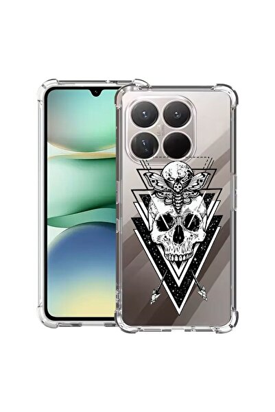 bestcase Αντικραδασμική Θήκη Συμβατή με Xiaomi 17, με Σχέδιο Κρανίου, Ενισχυμ...