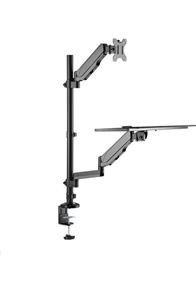 NEOMOUNTS Kit de montare DS90-325BL1 - stație de lucru sit-stand - pentru ecr...