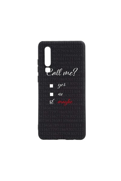 bestcase Husa Silicon Compatibila Cu Huawei P30, Call Me?, rezistenta la uzur...