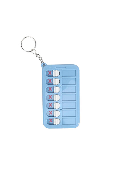 Choice5 blue Portable Daily Plan Board Home Chore Chart Keychain Daily Schedu...