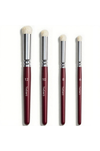 Choice 4 PCS 4/11/15Pcs Miniature Detail Paint Brushes Wood Handle Drybrush S...