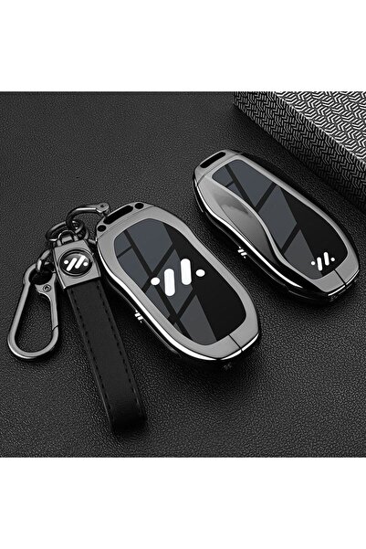 choice2 for IM A-Style 1-Black-1PC Zinc Alloy Car Key Case for IM Zhiji L7 LS...