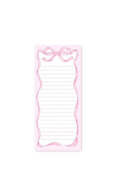 Choice 1pc 60Sheets 1Pcs Pink Bow Coquette Magnetic Notepads To Do List Pad G...