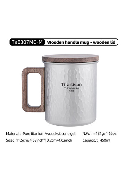 Choice with handle Tiartisan Pure Titanium Multi-Purpose Sealed Storage Jar, ...