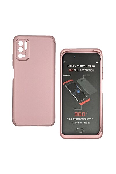 GKK 360 Full Body Protection Xiaomi Redmi Note 10 5G / Poco M3 Pro 5G Ροζ Χρυσό